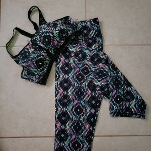 2pc VSX sport sport bra and capri